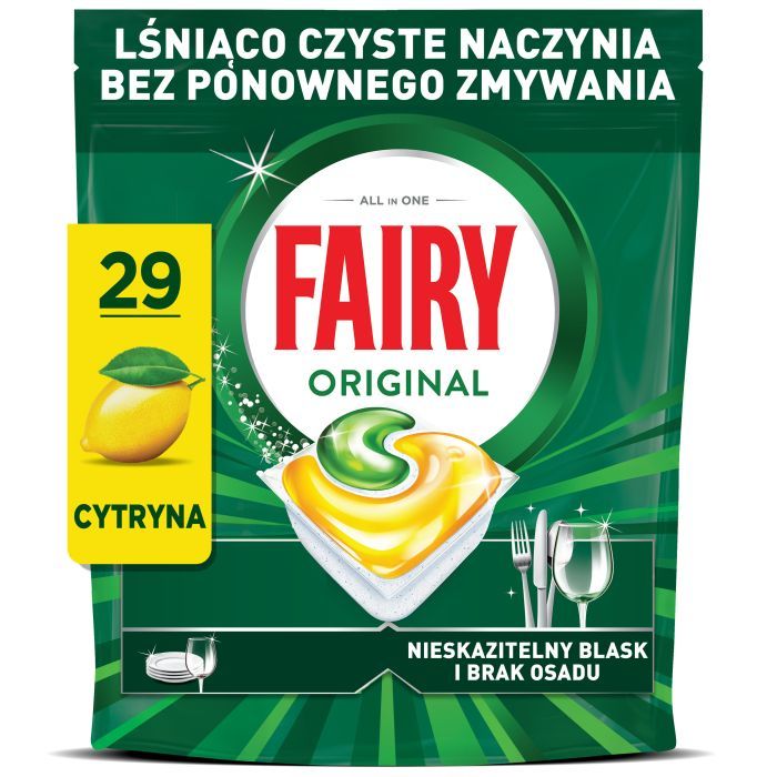Таблетки для посудомоечных машин Fairy Все-в-1 Original Лимон 84 шт. (8700216961820)