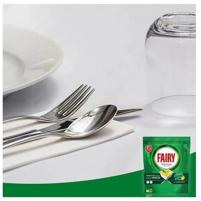 Таблетки для посудомоечных машин Fairy Все-в-1 Original Лимон 29 шт. (8006530115711) изображение 6