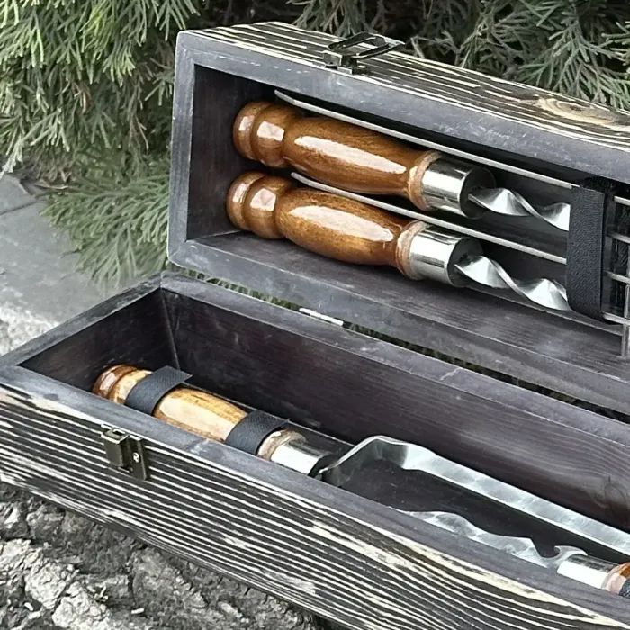 Набор для барбекю Metalzavod ШашлиКейс світлий (PN-ShaCase-LT) изображение 5