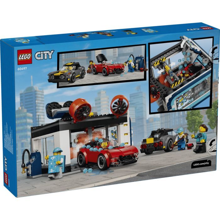 Конструктор LEGO City Тоннельная автомойка (60497) изображение 11