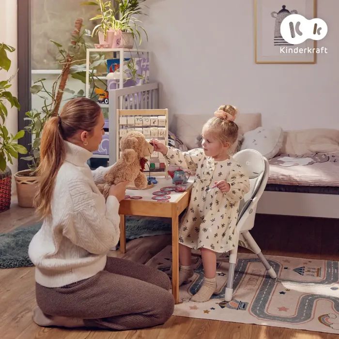 Стілець для годування Kinderkraft Dinnly Grey (5902533926558) зображення 12