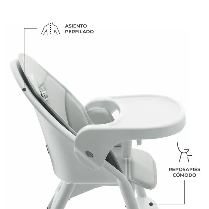 Стілець для годування Kinderkraft Dinnly Grey (5902533926558) зображення 8