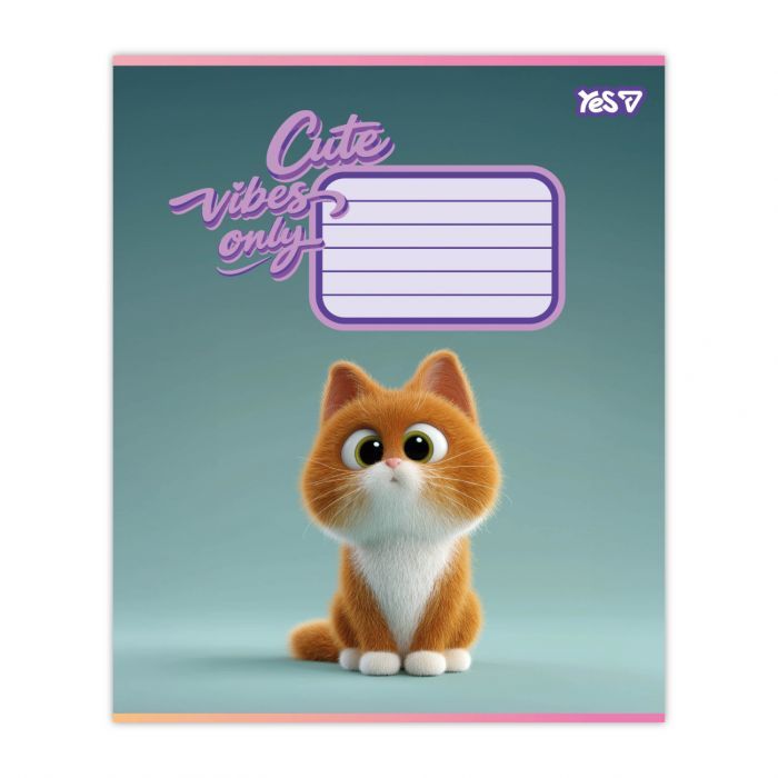 Зошит Yes Cute vibes only А5 24 аркуша клітинка (768900) зображення 5