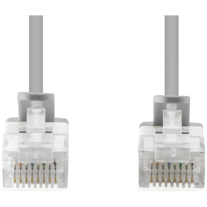 Патч-корд 3м, UTP, cat.6, Sliim, AWG 32/7, Cu, LSZH, grey Digitus (DK-1618-030S) изображение 2