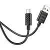 Дата кабель USB 2.0 AM to USB-C 1.0m X88 Gratified black HOCO (6931474783349) изображение 3