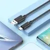 Дата кабель USB 2.0 AM to USB-C 1.0m X88 Gratified black HOCO (6931474783349) изображение 6
