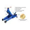 Домкрат Vitol DP-25025B/T83006B, підкатний, гідравлічний, 3т, min 150мм, max 530мм, надставка (DP-25025B) зображення 6