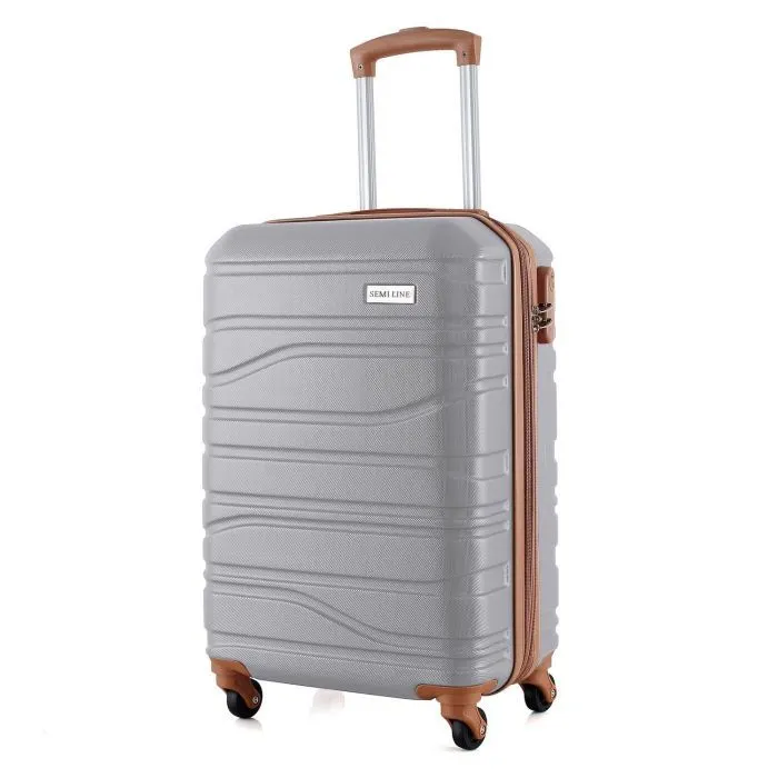 Чемодан Semi Line 20" (S) Light Grey (T5715-1) (DAS303584)