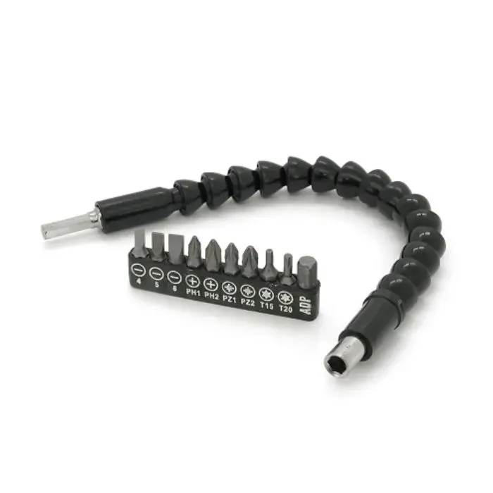 Набор бит UNI-T FLEXIBLE SCREW TOOL 10шт, с гибким удлинителем (FLEXIBLE SCREW TOOL)