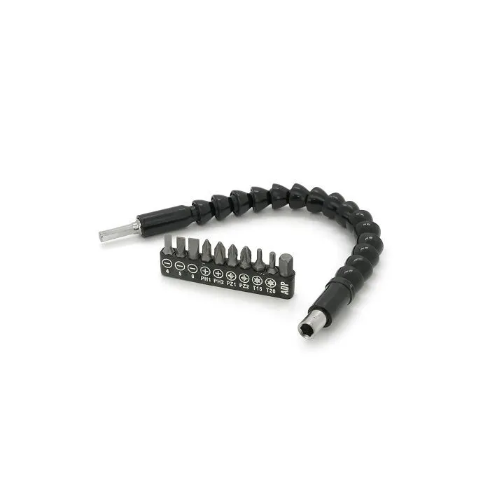 Набор бит UNI-T FLEXIBLE SCREW TOOL 10шт, с гибким удлинителем (FLEXIBLE SCREW TOOL) изображение 3