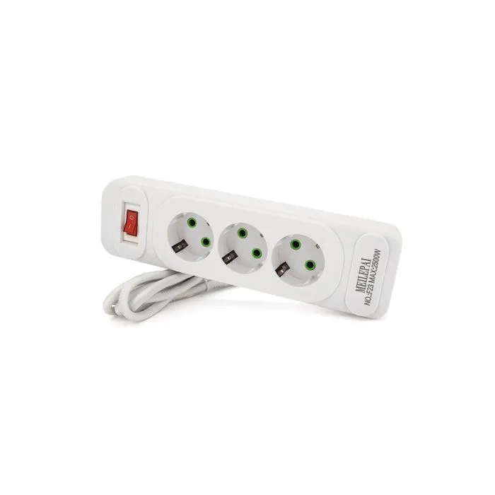 Сетевой фильтр питания Meilepai F23, 3 роз EU White (F23-White)