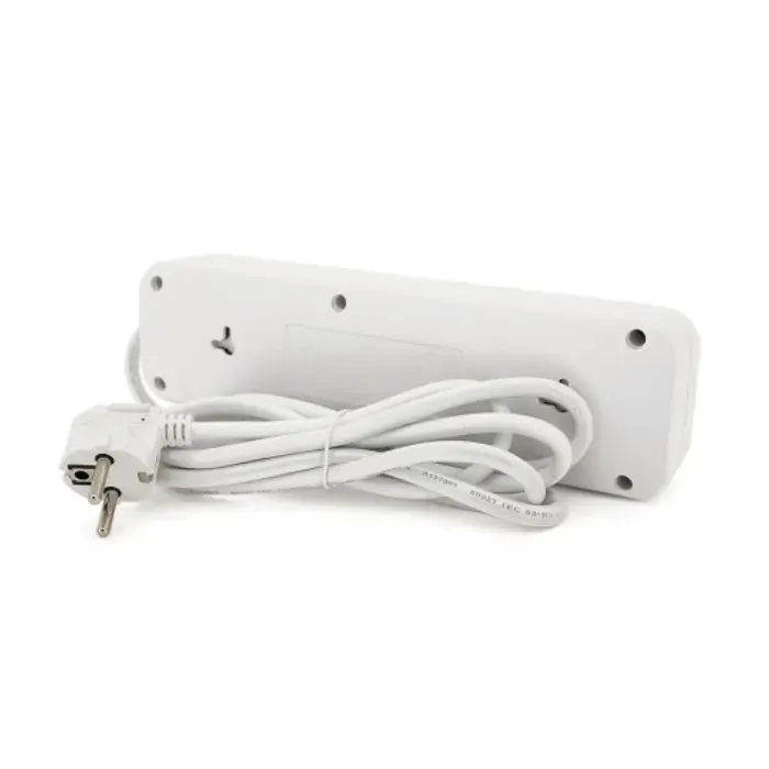 Сетевой фильтр питания Meilepai F23, 3 роз EU White (F23-White) изображение 2