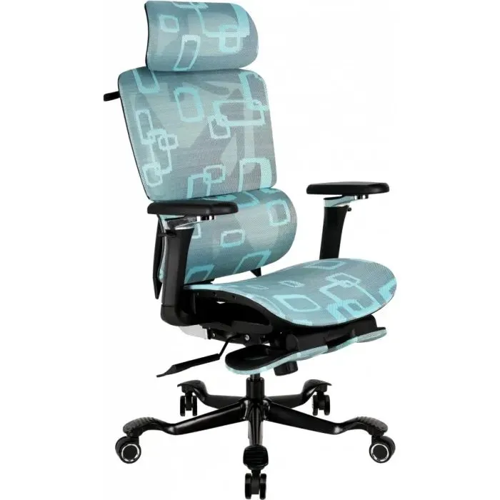 Кресло игровое GT Racer X-900 Black/Gray/Blue