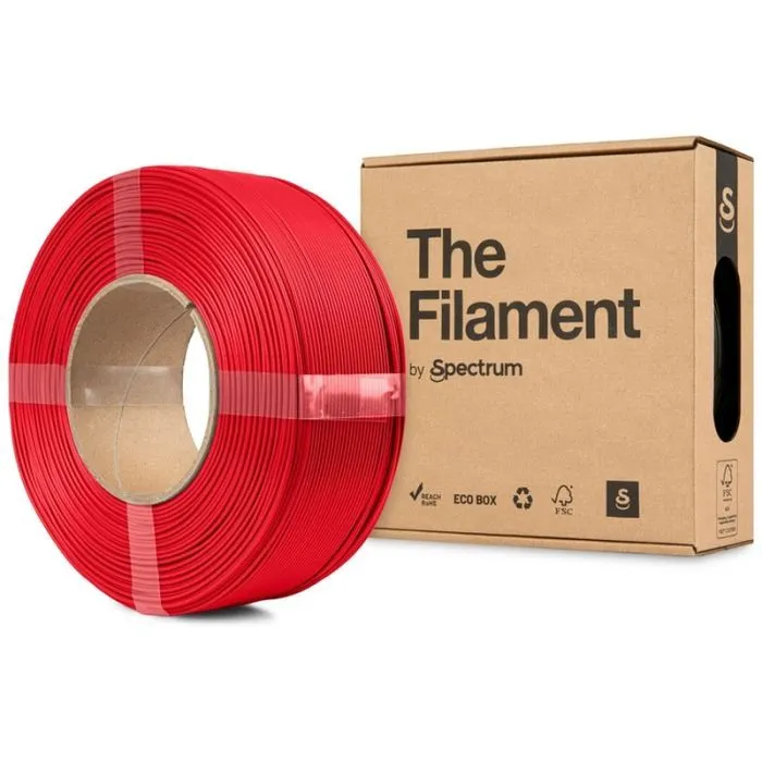 Пластик для 3D-принтера The Filament HT-PLA 1.75mm 1kg ReFill Red, Vivid (TF-24181) изображение 3