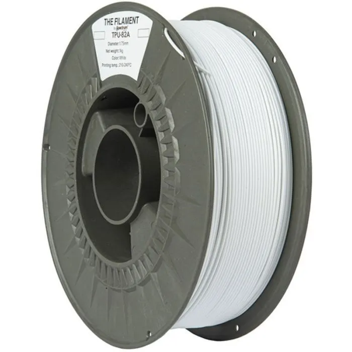 Пластик для 3D-принтера The Filament TPU-82A 1.75mm 1kg WHITE (TF-24122)