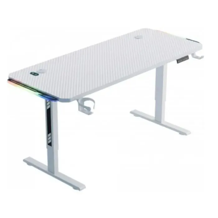 Комп'ютерний стіл GT Racer TY-1456 White (TY-1456 (140x60x71-116) White)