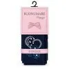 Колготки детские BNM с цветами из страз (M0C0302-1183-11G-blue) изображение 3