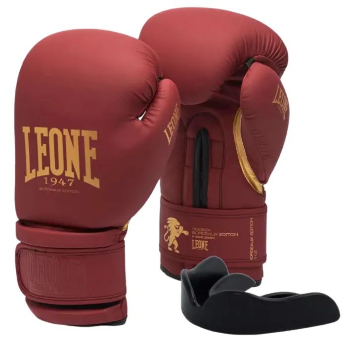 Боксерські рукавички Leone GN059X Bordeaux ED 10 унцій (GN059X_BORDEAUX_10oz)