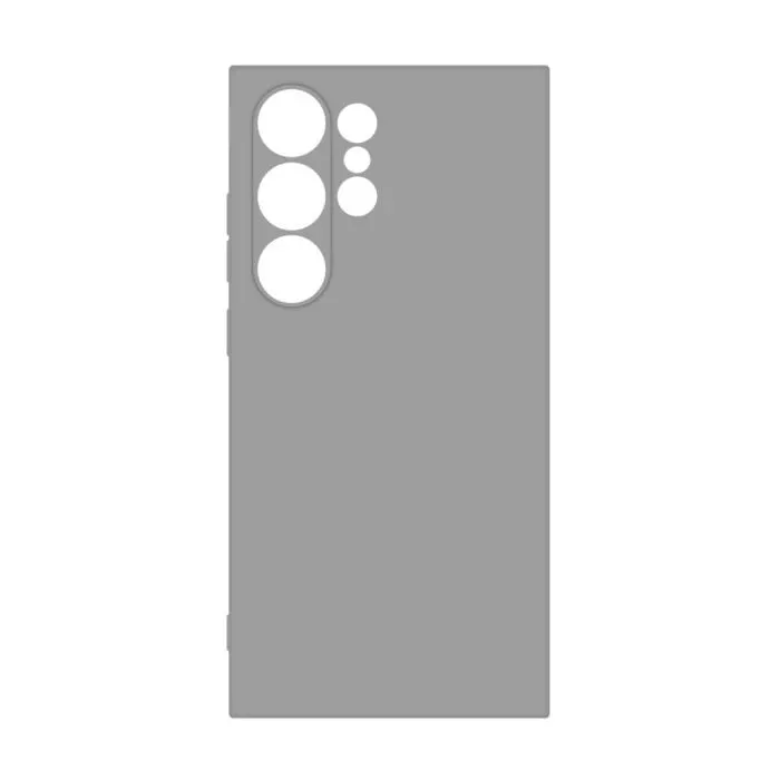 Чохол до мобільного телефона Intaleo Silicone Samsung Galaxy S24 Ultra Grey (1283126600401)