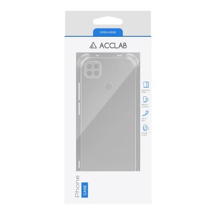 Чохол до мобільного телефона ACCLAB ShockProof Xiaomi Redmi 9C Transparent (1283126554117) зображення 2