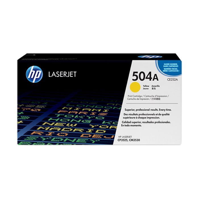 Картридж HP CLJ  504A yellow /CM3530/ CP3525 series (CE252A)