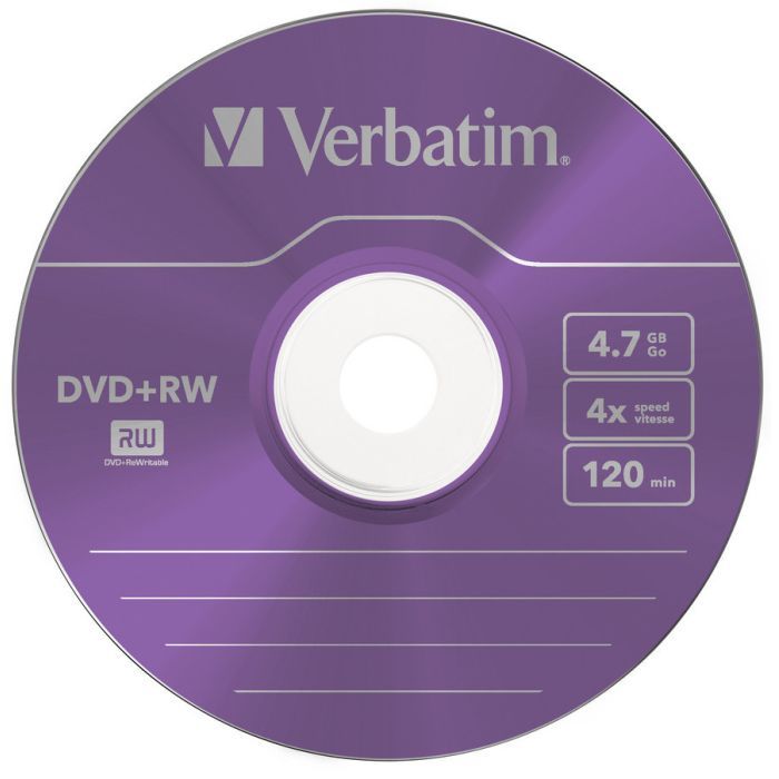 Диск DVD Verbatim 4.7Gb 4x SlimCase 5шт Color (43297) зображення 3