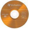 Диск DVD Verbatim 4.7Gb 4x SlimCase 5шт Color (43297) зображення 5