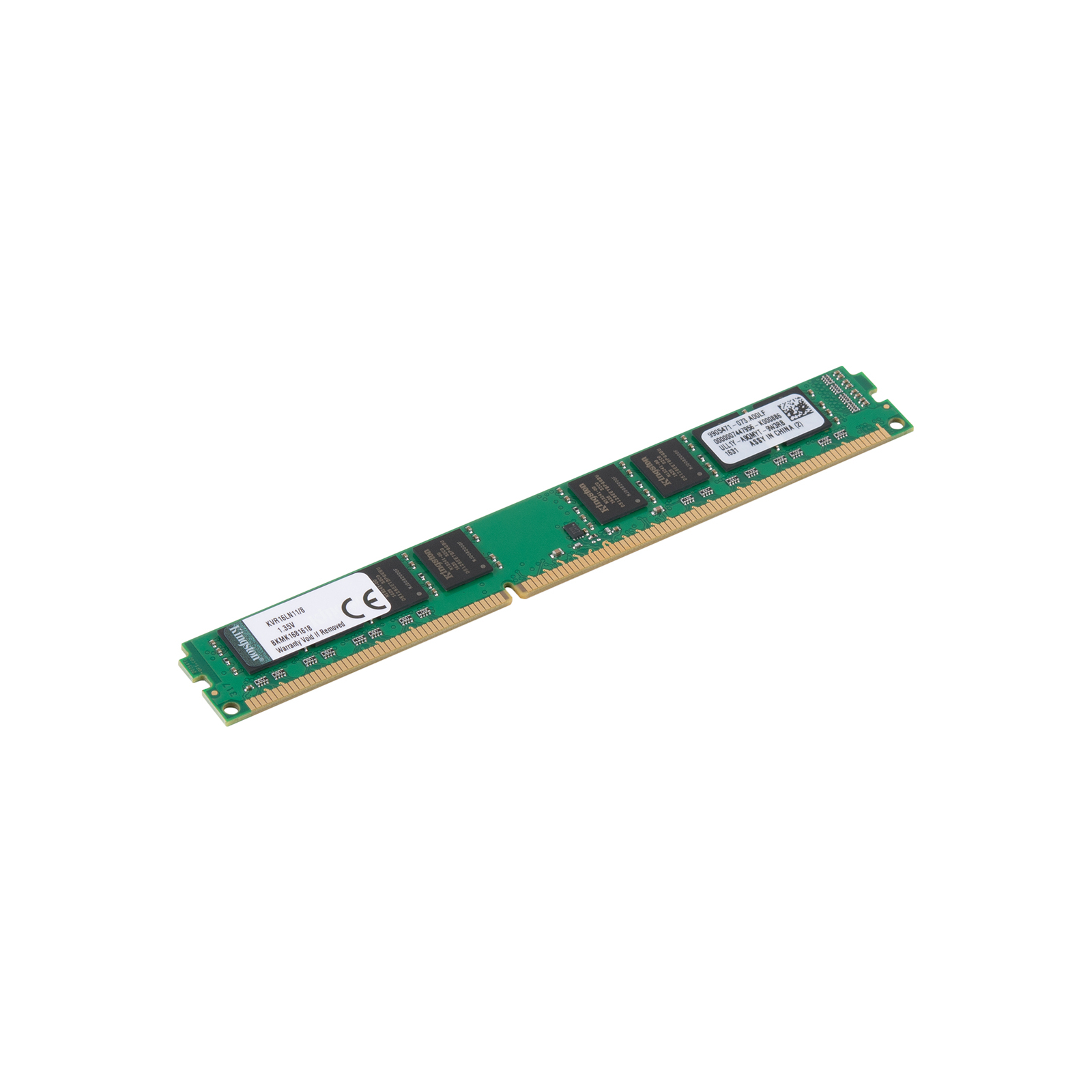 Модуль пам'яті для комп'ютера DDR3L 8GB 1600 MHz Kingston (KVR16LN11/8) зображення 2