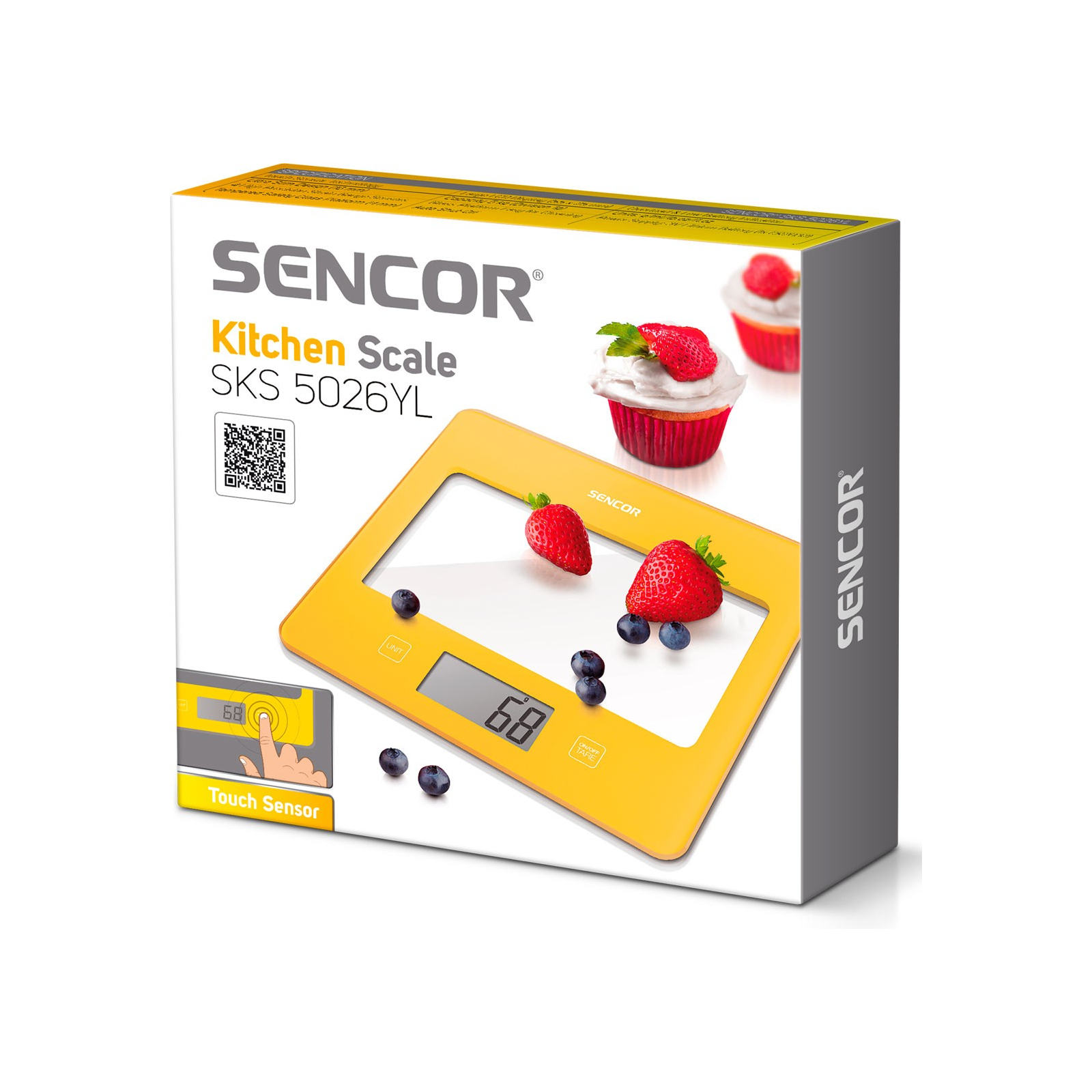 Весы кухонные Sencor SKS 5026 YL (SKS5026YL) изображение 2