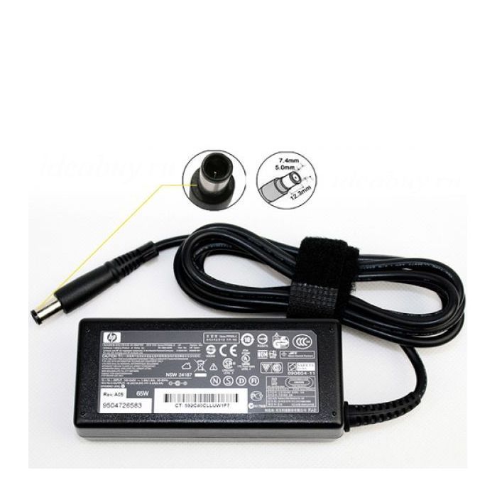 Блок питания к ноутбуку Grand-X HP/Compaq (18.5V 3.5A 65W) 7.4x5.0mm (ACHPL65WS1)