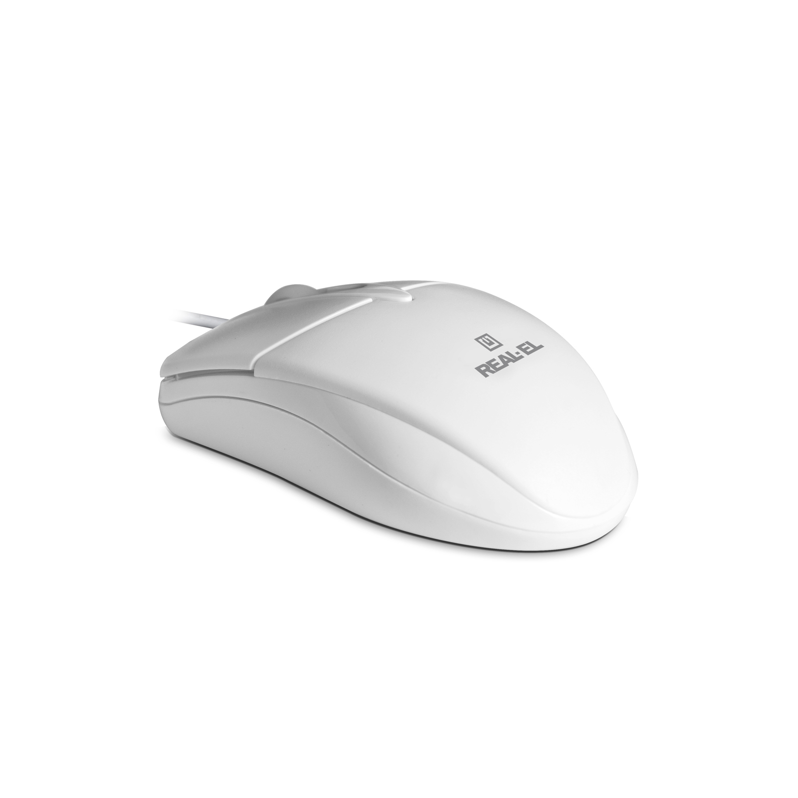 Мишка REAL-EL RM-211, USB, white зображення 3