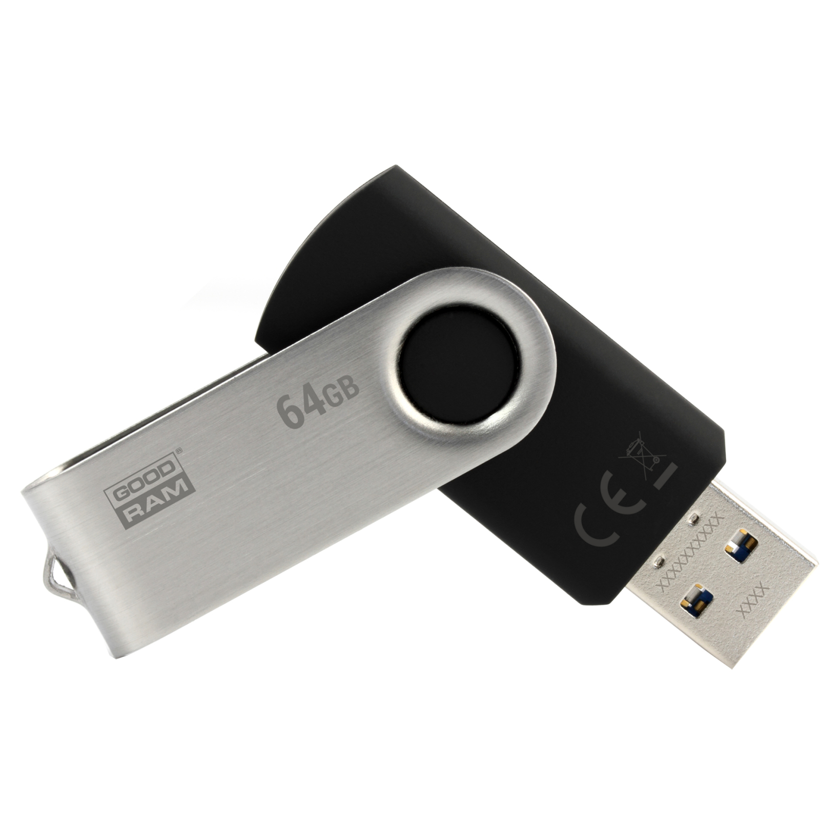 USB флеш накопичувач Goodram 128GB UTS2 Twister Black USB 2.0 (UTS2-1280K0R11)
