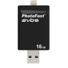 USB флеш накопитель PhotoFast 16GB i-FlashDrive EVO Plus Black USB- 3.0microUSB/Lightning (EVOPLUS16GB) изображение 3