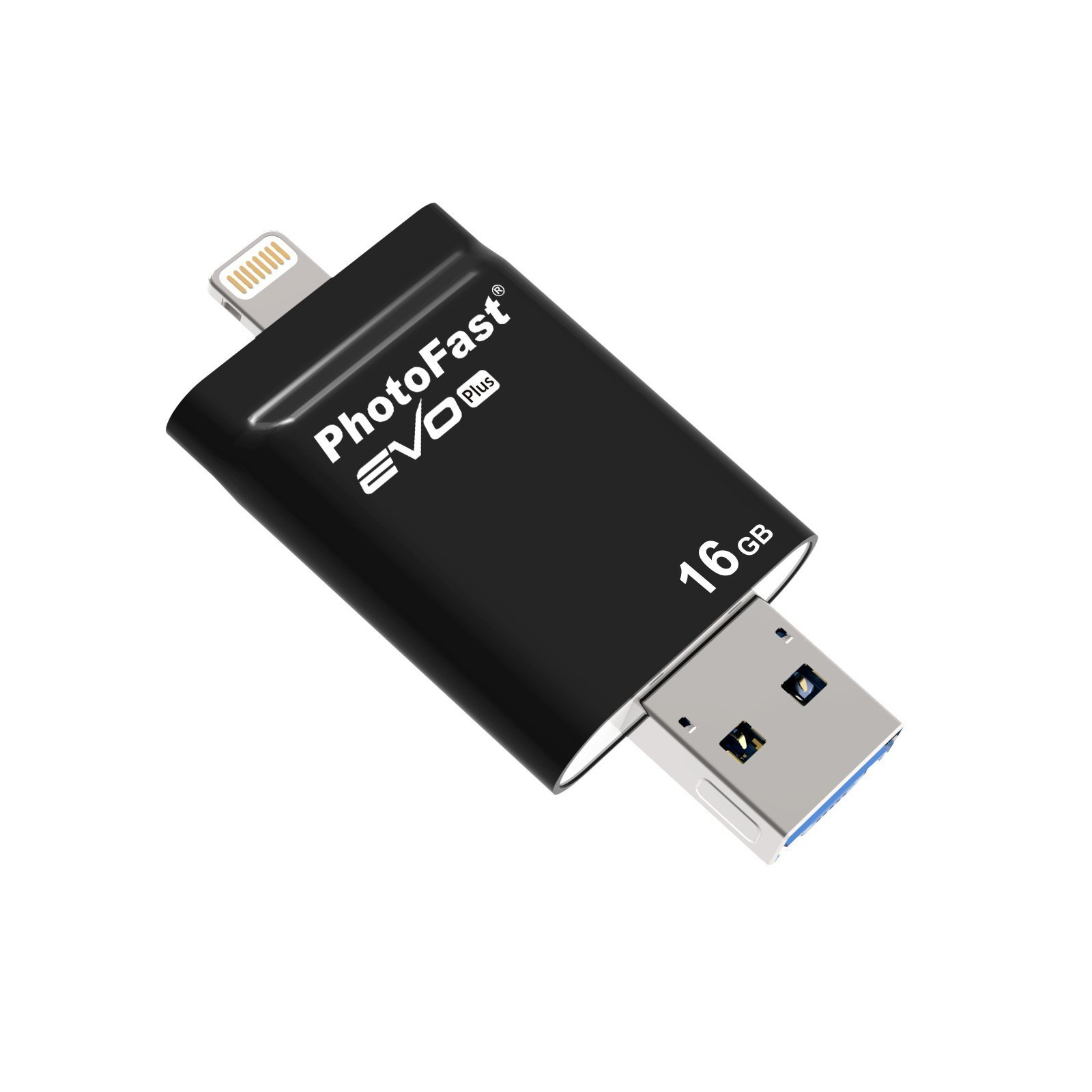 USB флеш накопичувач PhotoFast 16GB i-FlashDrive EVO Plus Black USB- 3.0microUSB/Lightning (EVOPLUS16GB) зображення 6