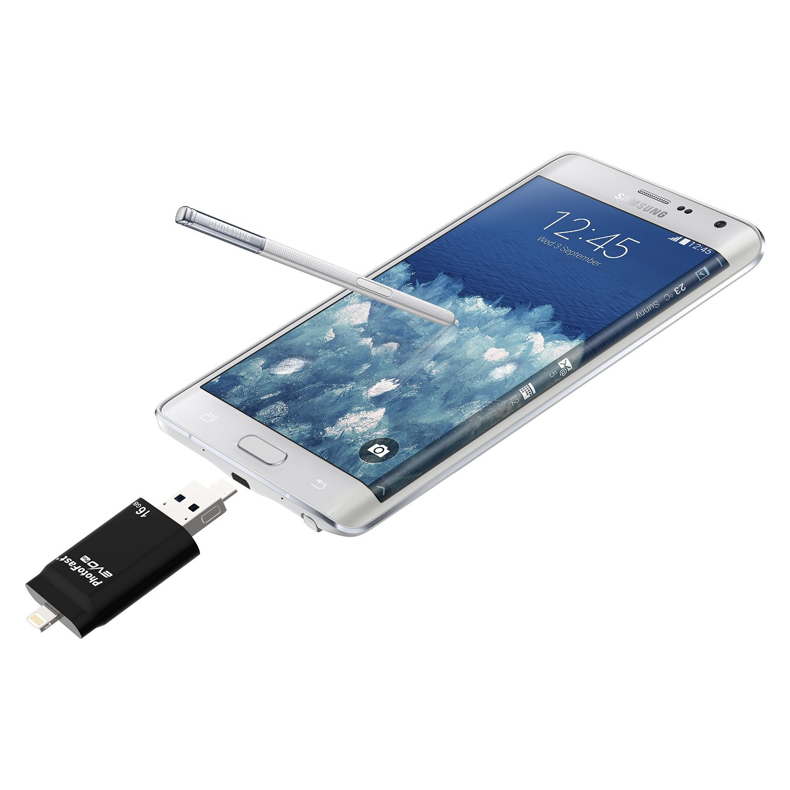 USB флеш накопичувач PhotoFast 16GB i-FlashDrive EVO Plus Black USB- 3.0microUSB/Lightning (EVOPLUS16GB) зображення 9