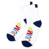Шкарпетки дитячі Bross "Jump" з синіми вставками (11614-5-7B-blue)