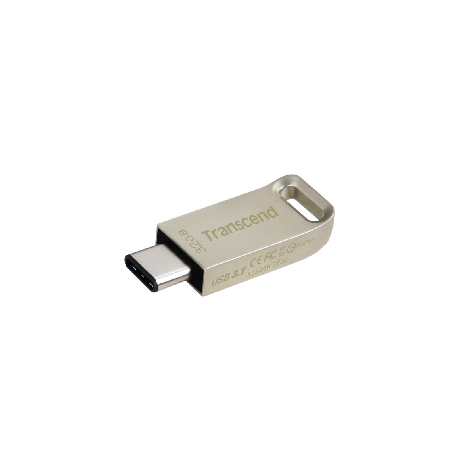 USB флеш накопичувач Transcend 32GB JetFlash 850 Silver USB 3.1 (TS32GJF850S) зображення 4
