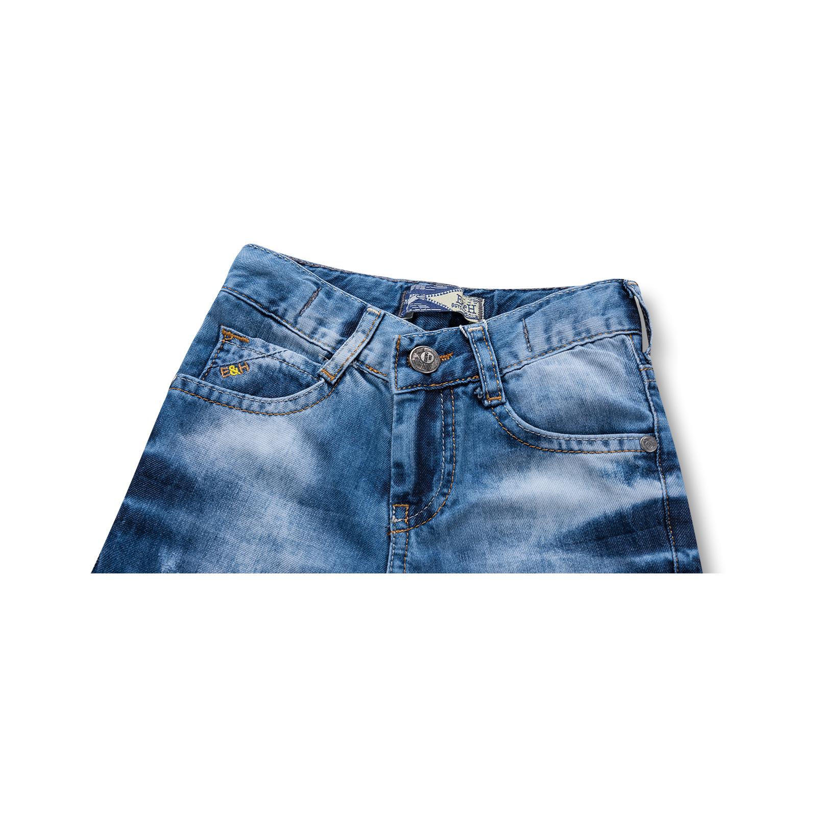 Джинсы Breeze с потертостями (20072-104B-jeans) изображение 3