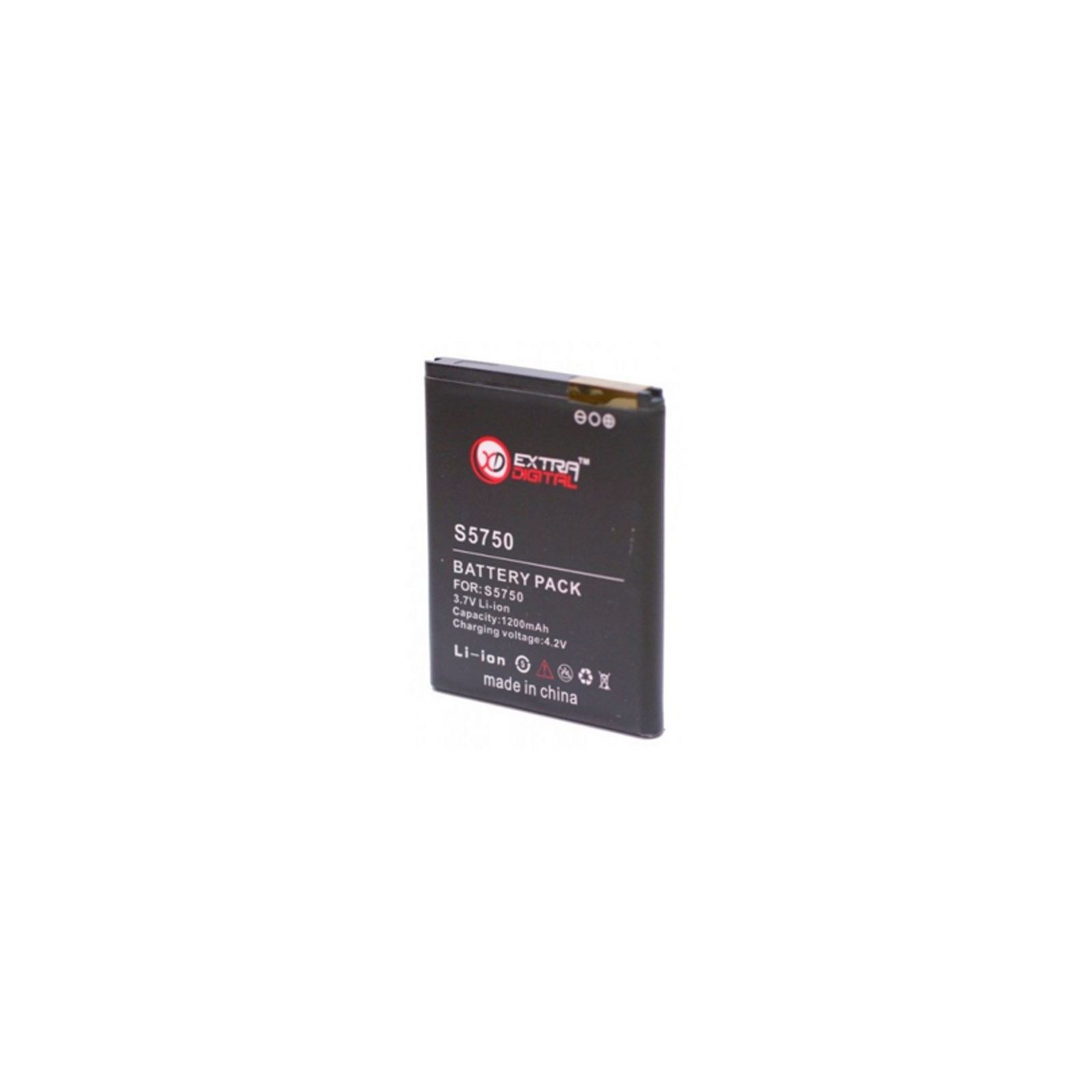 Аккумуляторная батарея Extradigital Samsung GT-S5750 Wave (1200 mAh) (DV00DV6116) изображение 2