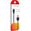 Дата кабель USB 2.0 AM to Lightning 1.0m Cu, 2.1А, Black Grand-X (PL01B) зображення 4