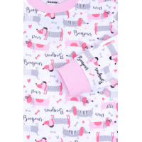 Пижама детская Интеркидс с таксами (1580-104G-pink) изображение 10