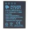 Акумулятор до фото/відео PowerPlant Olympus BLH-1 1600mAh (CB970148) зображення 3
