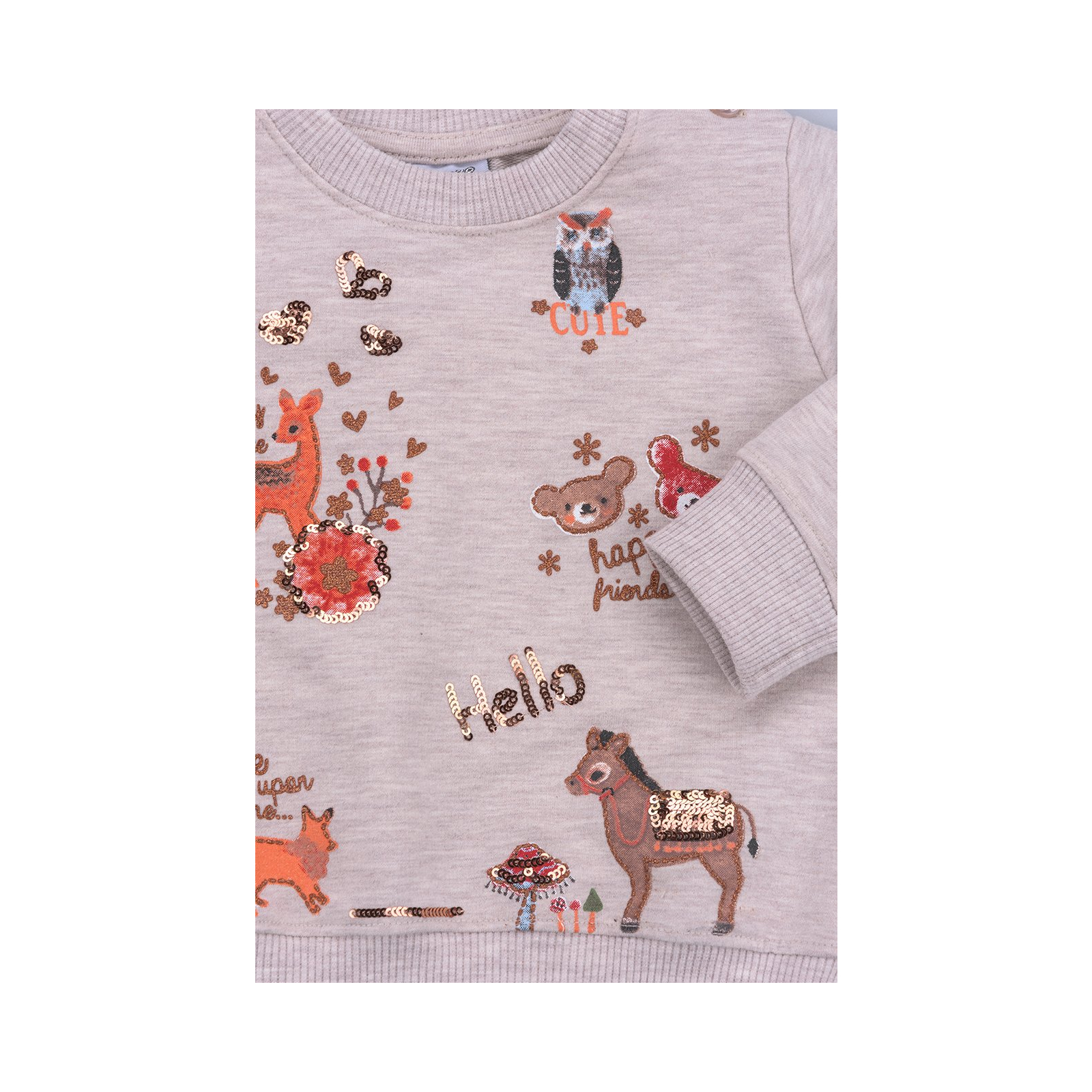 Набір дитячого одягу Breeze з лісовими звірятами (9400-80G-red) зображення 9
