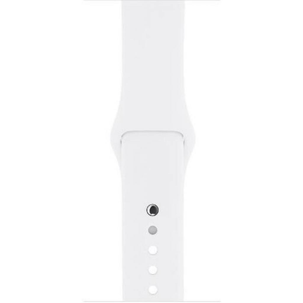 Смарт-часы Apple Watch Series 1, 42mm Silver Aluminium Case with White Band (MNNL2FS/A) изображение 3