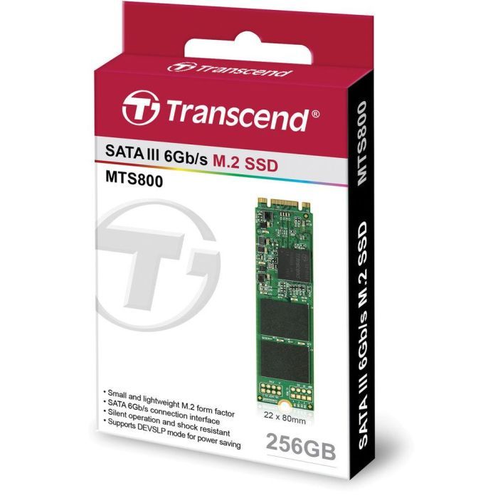 Накопитель SSD M.2 2280 256GB Transcend (TS256GMTS800S) изображение 2