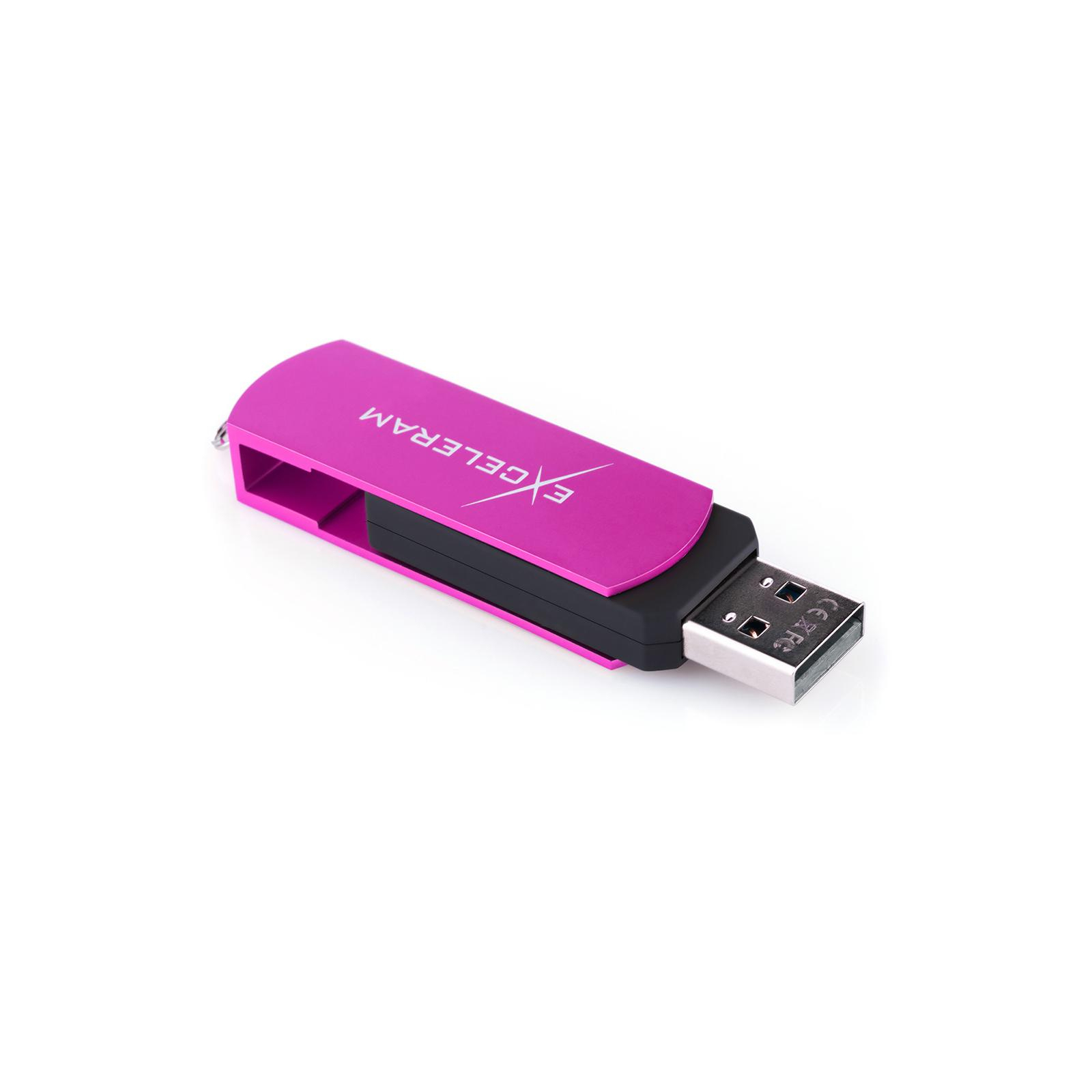 USB флеш накопитель eXceleram 16GB P2 Series Purple/Black USB 2.0 (EXP2U2PUB16) изображение 5