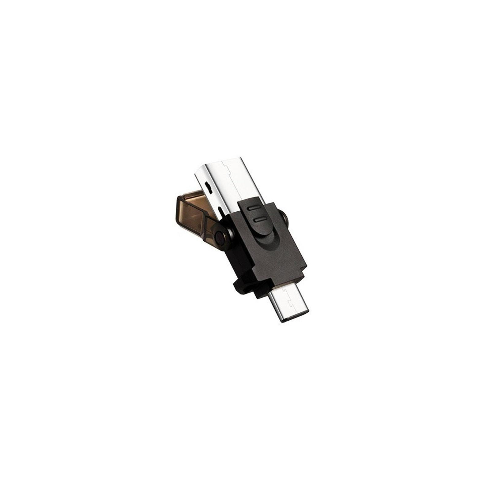 Считыватель флеш-карт ADATA microSD to USB A/C 3.1 (ACMR3PL-OTG-RBK) изображение 2
