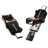 Зчитувач флеш-карт ADATA microSD to USB A/C 3.1 (ACMR3PL-OTG-RBK) зображення 3