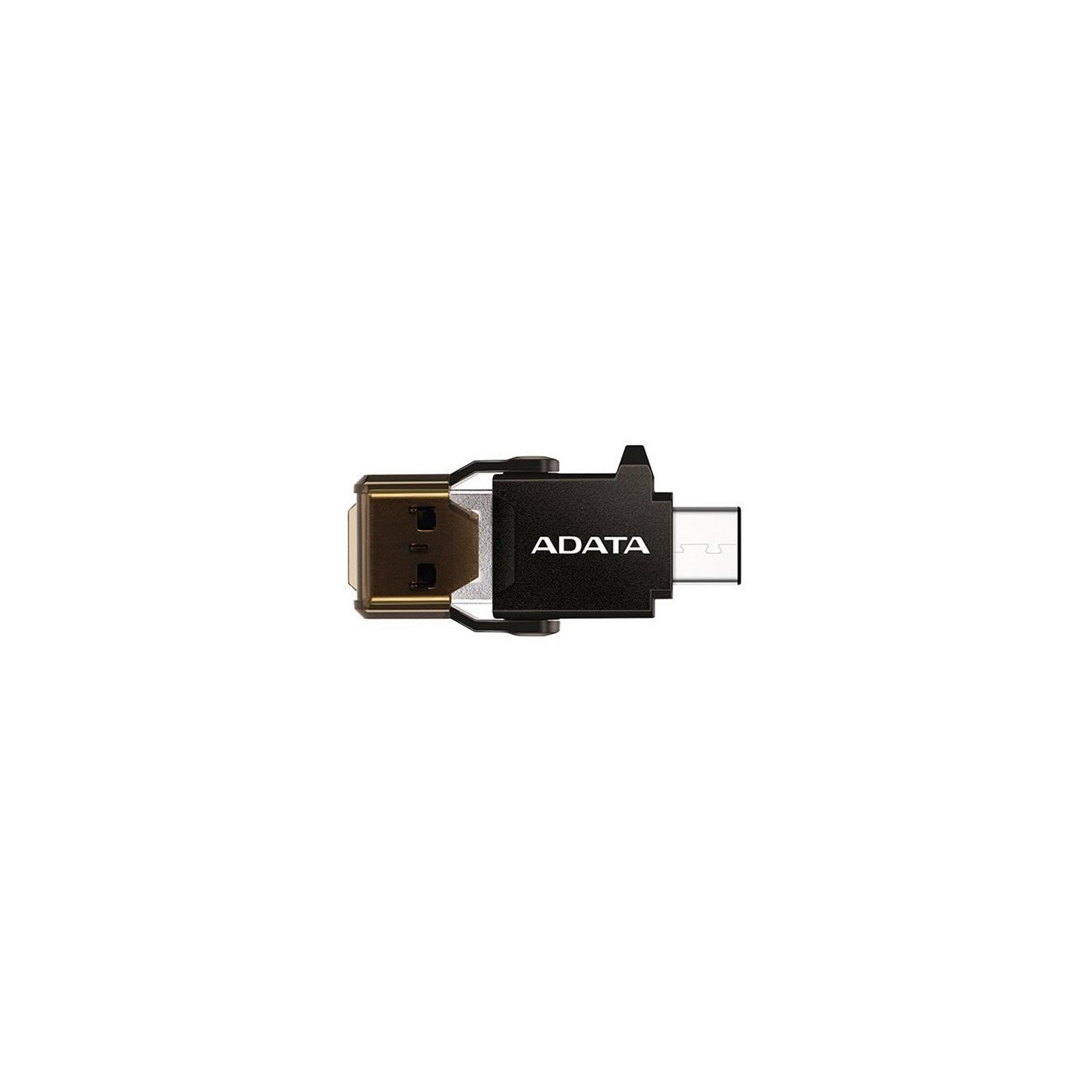 Зчитувач флеш-карт ADATA microSD to USB A/C 3.1 (ACMR3PL-OTG-RBK)