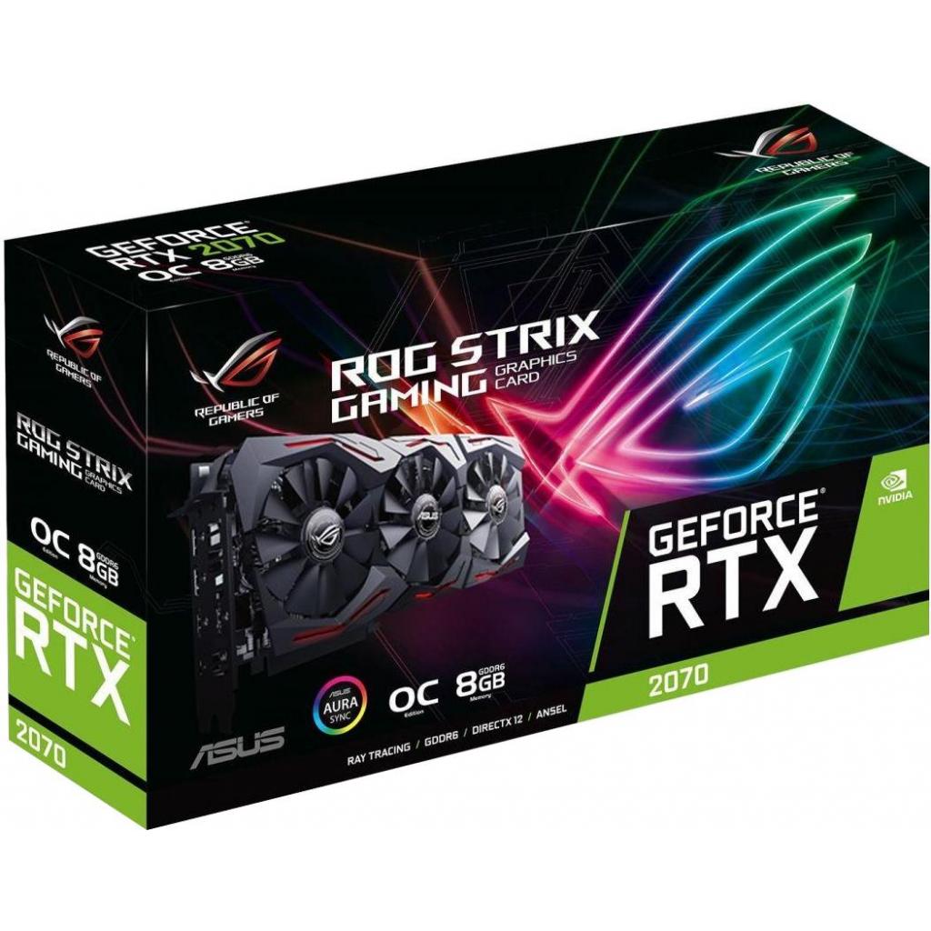 Видеокарта ASUS GeForce RTX2070 8192Mb ROG STRIX OC GAMING (ROG-STRIX-RTX2070-O8G-GAMING) изображение 3